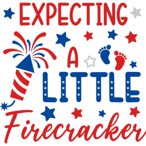 Expecting a Little Firecracker 4th of July | Iris DTF