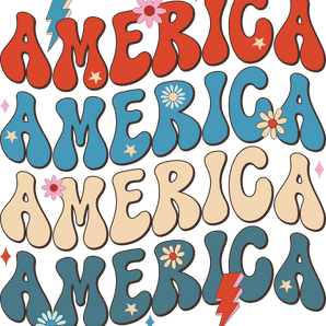 Retro America Design - DTF Ready To Press