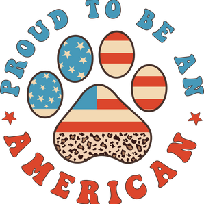 Proud To Be An American Design - DTF Ready To Press