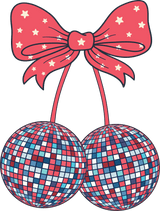 4th Of July Discoball Design - DTF Ready To Press