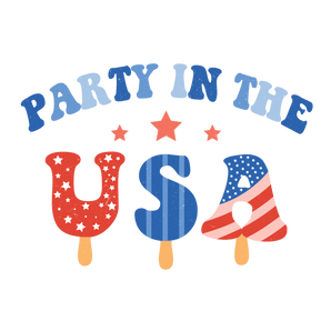 Party in the USA DTF Design - Ready to Press V3 | Iris DTF