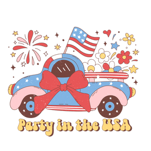 Party in the USA DTF Design - Ready to Press V2 | Iris DTF