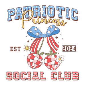 Patriotic Princess Design - DTF Ready To Press