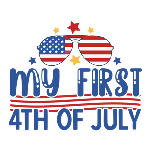 My First 4th of July DTF Design Ready to Press | Iris DTF
