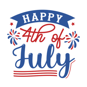 Happy 4th of July Design DTF-Ready Press (V4) | Iris DTF
