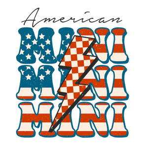 4th Of July American Mini Design - DTF Ready To Press