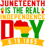 Juneteenth is the Real Independence Design | Iris DTF