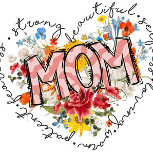 Floral Mother's Day Design DTF-Ready Press (V1) | Iris DTF