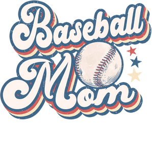 Retro Baseball Mom DTF Design - Ready to Press | Iris DTF