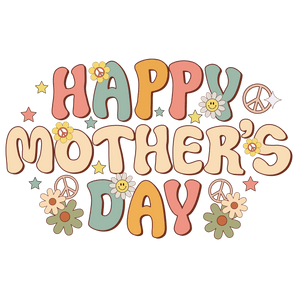 Vintage Happy Mother's Day Design | Iris DTF
