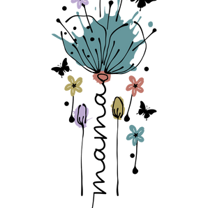 Floral Mother's Day Design DTF-Ready Press (V2) | Iris DTFf