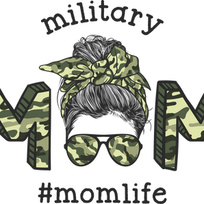 Military Mom DTF Design - Ready to Press | Iris DTF