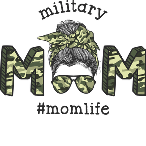Military Mom DTF Design - Ready to Press V1 | Iris DTF