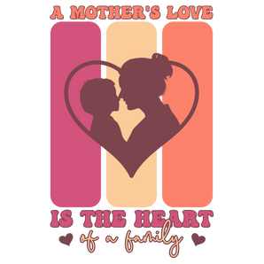 A Mother's Love Is the Heart of a Family Design | Iris DTF