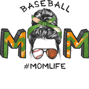 Cool Baseball Mom Design DTF-Ready to Press V2 | Iris DTF