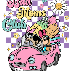 Bad Moms Club Design DTF-Ready to Press | Iris DTF