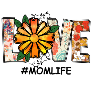 Love Mom Life DTF Design - Ready to Press | Iris DTF