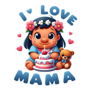 Disney Mother's Day I Love Mama Design | Iris DTF