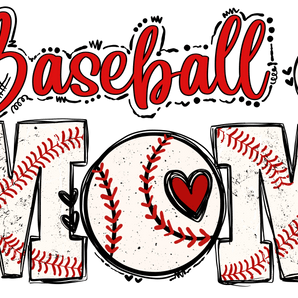 Cool Baseball Mom Design DTF-Ready to Press V1 | Iris DTF