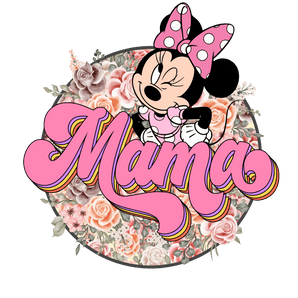 Minnie Mouse Mama Design - DTF Ready To Press
