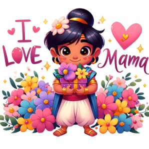 I Love Mama Design DTF-Ready to Press | Iris DTF