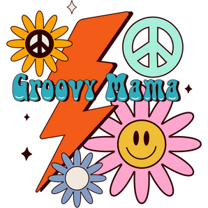 Groovy Mama Design DTF-Ready to Press (V2) | Iris DTF