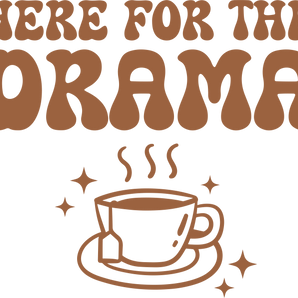 Thanksgiving Here For The Drama Apple Pie Design  | Iris DTF