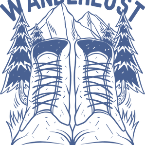 Wanderlust Design - DTF Ready To Press