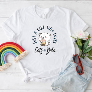 Cats And Boba Lover Shirt (Unisex)