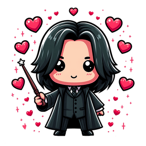 Harry Potter Severus Snape Valentine Design | Iris DTF