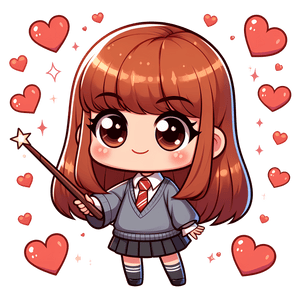 Harry Potter Ginny Weasley Valentine's Design | Iris DTF