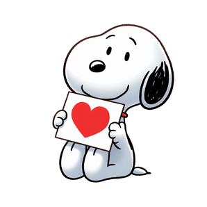 Peanuts Snoopy - Valentine's Day Heart Design | Iris DTF
