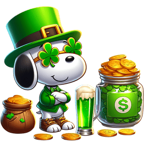 Irish Snoopy Design - DTF Ready To Press