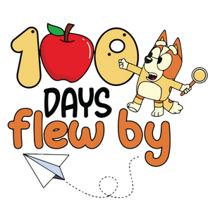 100 Days Flew By Bingo Design Ready to Press | Iris DTF