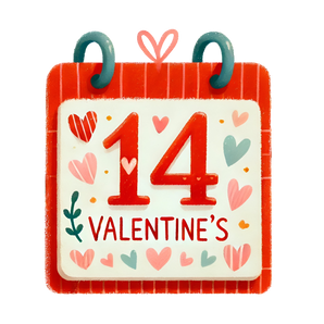 Valentine's Day Calendar Design | Iris DTF