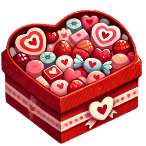 Valentine's Day Candy Box Design | Iris DTF