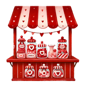 Valentine's Day Candy Stall Design | Iris DTF