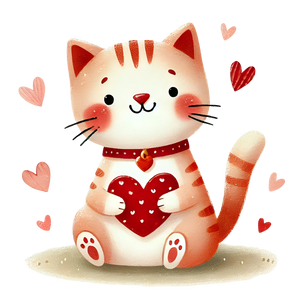 Valentine's Day Cat Mom Design | Iris DTF