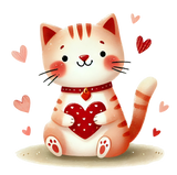 Valentine's Day Cat Mom Design | Iris DTF