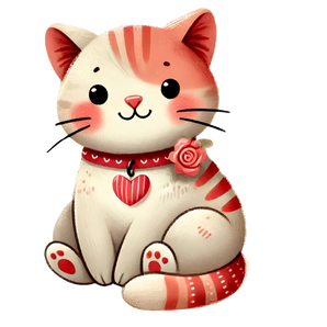 Valentine's Day Cat Lover Design | Iris DTF