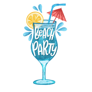Beach Party Design DTF-Ready to Press (V2) | Iris DTF