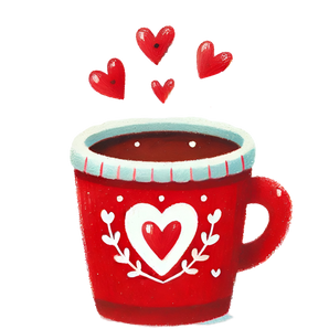 Valentine's Day Coffee Cup | Iris DTF