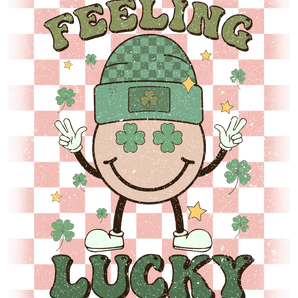 Feeling Lucky St Patrick's Smiley Design | Iris DTF