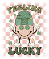 Feeling Lucky St Patrick's Smiley Design | Iris DTF