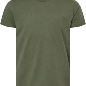 Bella + Canvas 3001YCVC Youth CVC Blend Short Sleeve T-Shirt – Heather Military Green