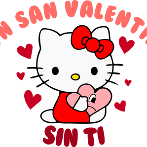 Hello Kitty Bad Bunny Un San Valentín Sin Ti | Iris DTF
