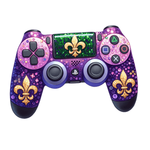 Game Day Mardi Gras Design - DTF Ready To Press
