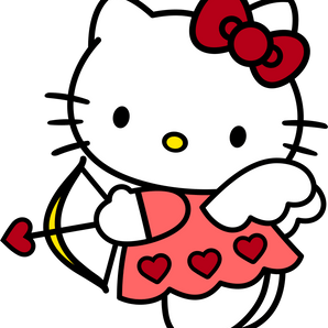 Hello Kitty Cupid Valentine's Day Design | Iris DTF