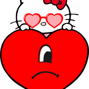 Hello Kitty and Bad Bunny Couple Design | Iris DTF