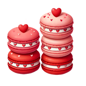 Valentine's Day Macarons Design | Iris DTF